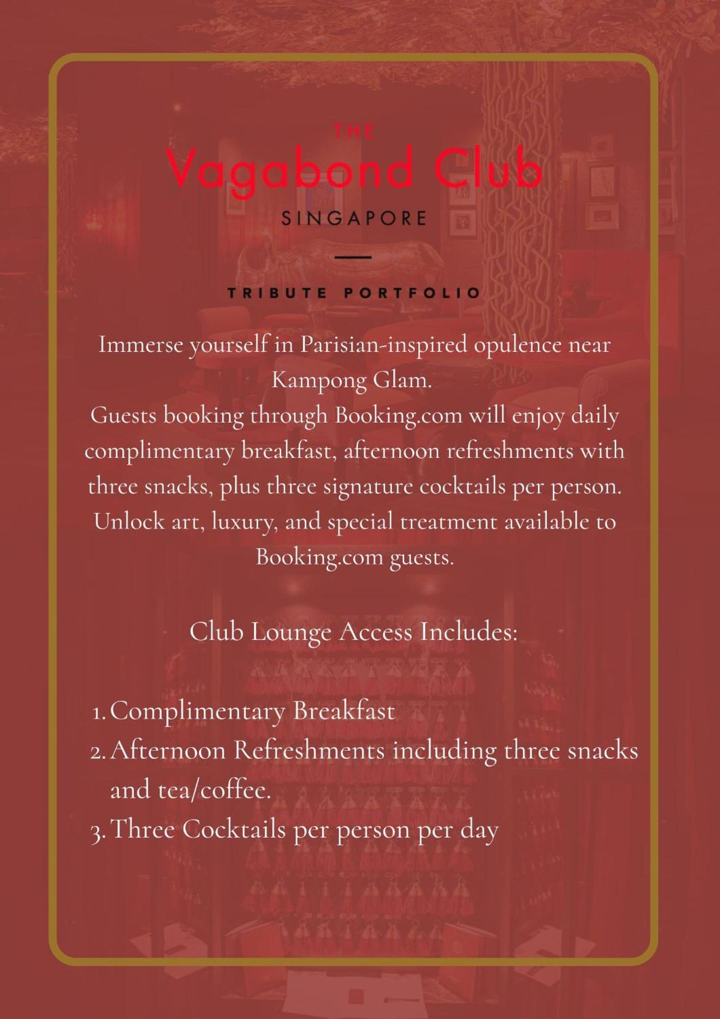 The Vagabond Club, A Tribute Portfolio Hotel Singapura Luaran gambar